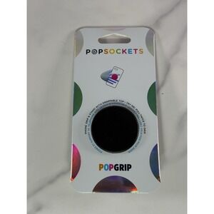NWT PopSockets Translucent Black Clear Swappable Top Pop Socket Stand Holder